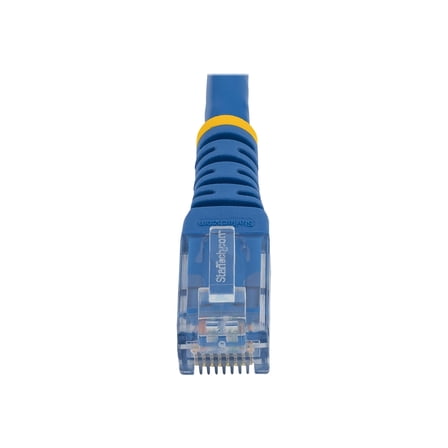StarTech 3ft CAT6 Ethernet Cable - Blue CAT 6 Gigabit Ethernet Wire -250Mhz 100W PoE RJ45 UTP Molded Network Patch Cord with Strain Relief (C6PATCH3BL)