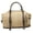 Khaki, variant on Vagarant Traveler Classic Antique Sytle Cotton Canvas Medium Duffle GYM Bag C75.BLK