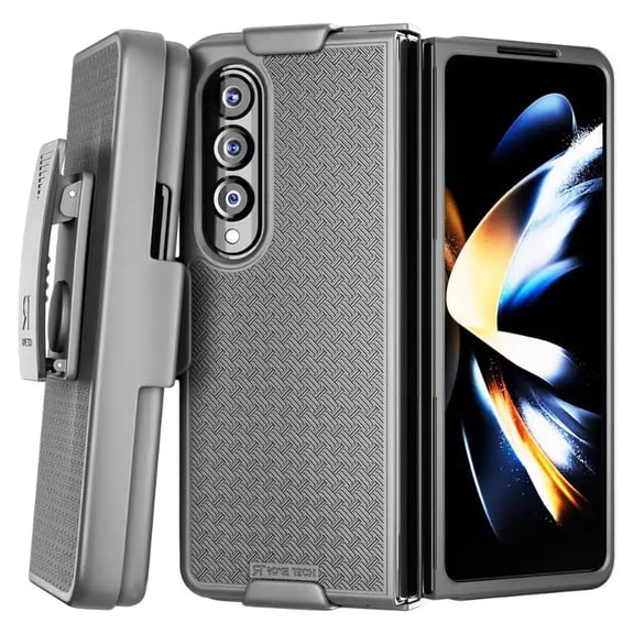 Rome Tech Samsung Galaxy Z Fold 4 5G Belt Clip Phone Case - Black