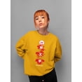 thumbnail image 2 of Emoji Kanji Art - The Iconic Brand Graphic Women's Sweatshirt, 2 of 4