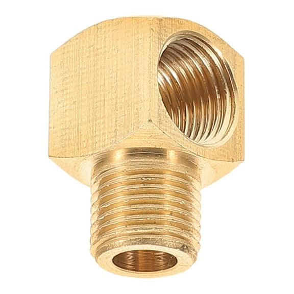 Precision Brass Pipe Fitting 90-Degree Elbow Connector For Hydraulic Systems And Refrigeration Equipment Heavy Duty Street Elbow Brass Pipe Fitting