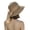 Coffee, variant on Women's Bow Accent Straw Sun Hat, UPF 50+ Wide Brim Korean Style Beach Hat for Vacation Outfits, Outdoor Travel & Daily Summer Wear Coffee One Size