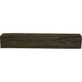 thumbnail image 3 of 8"H x 8"D x 60"W Riverwood Faux Wood Fireplace Mantel, Onyx, 3 of 17
