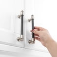 thumbnail image 6 of KOOFIZO 10 Pack 5 Inch Black and Nickel Cabinet Pulls Matte Black and Brushed Nickel Cabinet Handles P11 Kitchen Cabinet Hardware for Cabinets Drawer Dresser Cupboard Bedroom, Bathroom, 6 of 6