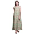 thumbnail image 1 of Bimba Chemises de Nuit en Rayonne Imprimée pour Femmes Robe Sans Manches Vêtements de Nuit Robe Maxi-S, 1 of 5