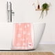 thumbnail image 5 of Juego de toallas de baño de algodón tejido de 2 piezas, altamente absorbente y cómodo, toalla de baño encantadora rosa_1 28' x 56', 5 of 7