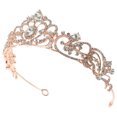thumbnail image 2 of Bridal Rhinestone Tiara for Girl Wedding Crown Rhinestone Bride Tiara Headband, 2 of 8