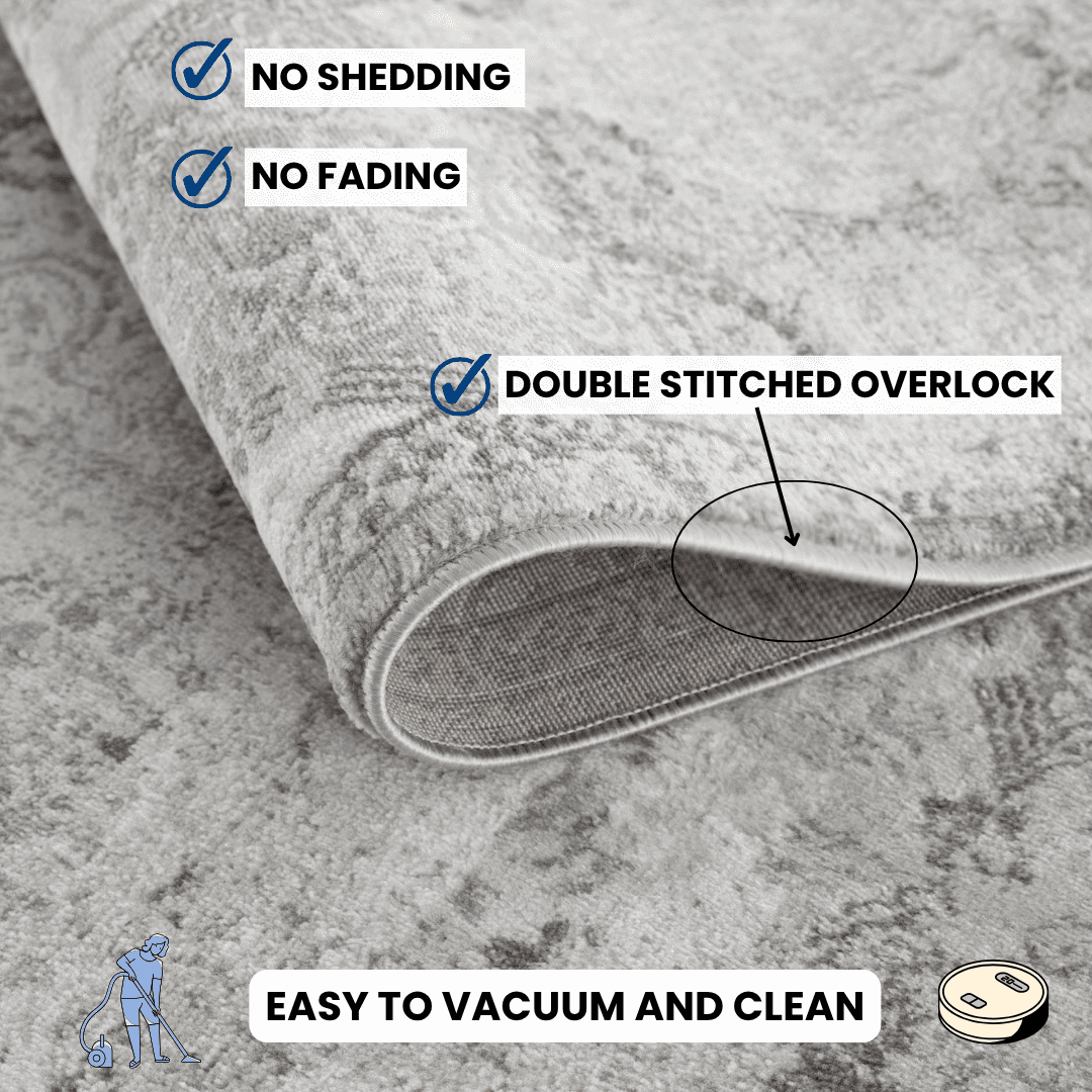 Tapis d'intérieur marocain Rug Branch Havana 2' x 17' (taille exacte : 2'3" x 17'), gris beige, contemporain - Entrée, couloir, salle de bain et cuisine