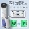 thumbnail image 6 of ZOUYUE Digital Thermometer for Adults and Kids, Accurate No-Touch Infrared Thermometer with LED Display, 35 Memory & Mute Function, 1-Second Reading & Fever Alarm for the Whole Family, 6 of 7