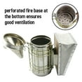 thumbnail image 3 of Enfumoir de Ruche avec Pare-Chaleur Base en Acier Inoxydable Perforée Équipement d'Apiculture, 3 of 7
