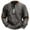 D1-Dark Gray92, variant on Pullover Tops for Men Diamond Knit Half Zip Baseball Collar Suede Shoulder Elbow Patch Long Sleeve Sweatshirt Western Vintage Sweatshirt