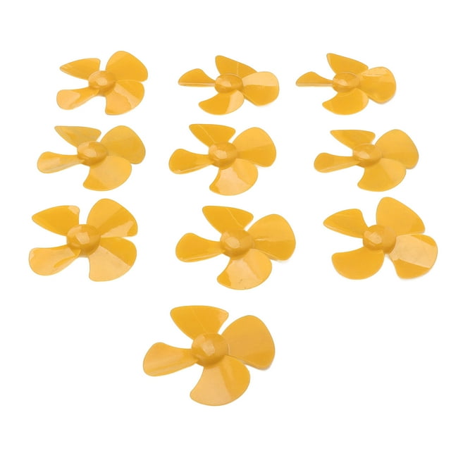 Hélice de plástico, 10 piezas, 80 mm, 4 palas, accesorios de juguete para bricolaje, hélice de repuesto, gran rendimiento