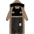 thumbnail image 6 of Marikoo Women's Extra-Long Quilted Winter Jacket - Detachable Hood - Calf-Length - Hingucker XIV, 6 of 6