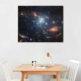 thumbnail image 2 of COMIO James Webb Space Telescope First Image Poster Deep Field Image Galaxy Wall Art Picture Print Canvas Painting Canvas Wall Posters Art Picture Print Modern Family Decor Posters, 2 of 4