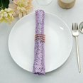 thumbnail image 5 of Balsa Circle 20" Lavender Sequins Napkins Wedding Decorating Tablecloths Holiday Dinner Party, 5 of 8