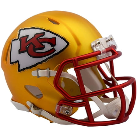 Riddell Kansas City Chiefs Blaze Revolution Speed Mini Football Helmet - Fanatics Authentic Certified