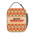 thumbnail image 2 of Native-American Heritage Month Portable Lunch Bag Reusable Insulated Tote Box Leakproof Thermal Cooler For Office Work Shopping Picnic Camping Or Travel, 2 of 7