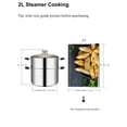 thumbnail image 2 of VENTION Induction Steamer Pot for Cooking, 18cm Small Stainless Steel Vegetable Steamer Pot, Couscoussier 2 Liter, 2 of 6