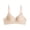 Beige, variant on Gytharion Women's T Shirt Bras Solid Color Smooth Cups Adjustable Straps Seamless Bras Comfortable Everyday Wireless Bras