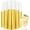 Gold-12OZ-100, variant on 100 Pack 12 oz Clear Plastic Cups, Disposable Wine Cups for Cocktail Party, Polystyrene Hard Plastic Cup with Higher Heat Resistance(12oz 100count)