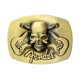 thumbnail image 1 of Cinturón con hebilla, calavera y guitarra, aleación de estilo western vintage, 1 of 2