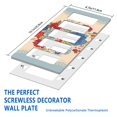 thumbnail image 2 of 5-Gang Screwless Pioneer Floral Decorative Wall Plates,Size 5-Gang 10.1"W x 4.7"H,Unbreakable Thermoplastic Faceplate Cover for Kitchen Living Room Bedroom Decorator Receptacle Outlet Switch, 2 of 7