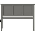 thumbnail image 2 of Leo & Lacey Madison Queen Solid Wood Panel Headboard in Grey, 2 of 2