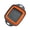 Orange Square, variant on Round Square Foldable Silicone Colander Fruit Vegetable Washing Basket Strainer Collapsible Drainer Handle Kitchen Bar Tools