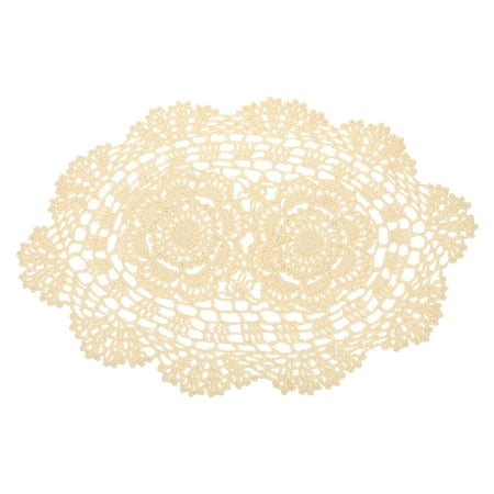 

Decorative Crochet Placemat Cotton Lace Table Mat Dinning Table Ornament