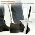 thumbnail image 2 of FSJZC Extra Long Adjustable Handle Metal Shoe Horn Silver, 25", 2 of 8