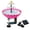 🥝 Hot Pink_Base#932, variant on Outdoor Garden Mini Solar Fountain Bird Bath Basin • Solar Powered Water Feature • Metal Outdoor Decor Attracts Birds • Backyard Garden Courtyard Ornament