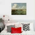 thumbnail image 3 of ONETECH View of the Thames from the South Canvas Wall Art 20\x16\, 3 of 4