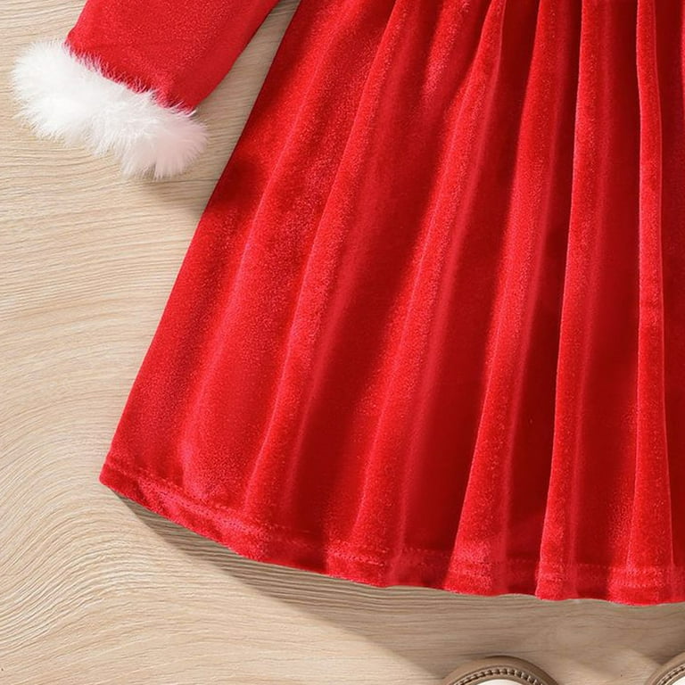 red christmas dress 6 9 months Toddler Christmas Dress Girls, Red Christmas Baby Girl Dress, Photoshoot  Girl Dress, Baby Gown for Christmas Picture