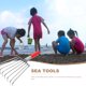 thumbnail image 4 of Cultivador de rastrillo manual, útil rastrillo de garra de 8 dientes, práctica herramienta para excavar conchas de playa, 4 of 6