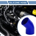 thumbnail image 2 of Unique Bargains 1pcs 102mm 4.02" ID 90mm 3.54" Length 45° Blue Auto Silicone Hose Universal, 2 of 7