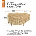 Classic Accessories Terrazzo Patio Table and Chair Furniture Storage