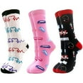 thumbnail image 6 of Unisex Novelty Cotton Crew Socks Funny Doctor Nurse Pill Stethoscope Hosiery, 6 of 8