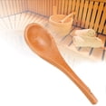 thumbnail image 4 of Sauna Cucharón, Cuchara De Baño, Portátil De Madera Hecho A Mano Suave Equipado Con Cuerda Para Colgar, Para Sala De Sauna, Baño, Herramientas De Sauna, Baño De Sauna OTVIAP Spoon, 4 of 8