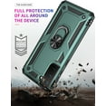 thumbnail image 5 of TechCircle Samsung Galaxy S21+ Case, Ring Holder Kickstand Magnetic Hybrid Rugged Shockproof Cover, Darkgreen, 5 of 7