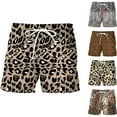 thumbnail image 2 of CHENge Swim Trunks Men 5 Inch Lightweight Hawaiian Print Quick Dry Beach Swimming Shorts with Pockets Stretch Fabric Summer Swimwear, 2 of 2