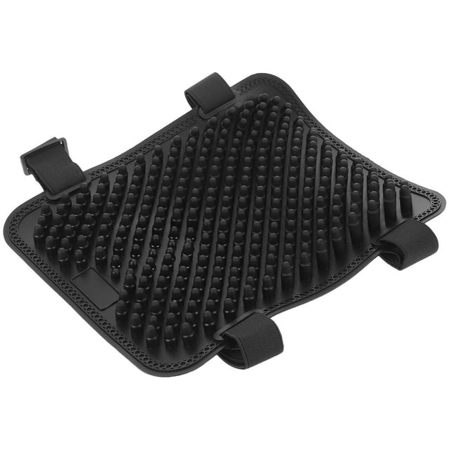 GOOHOCHY Cojín De Gel Para Asiento De Motocicleta Negro Con Amortiguación Y Protección Solar