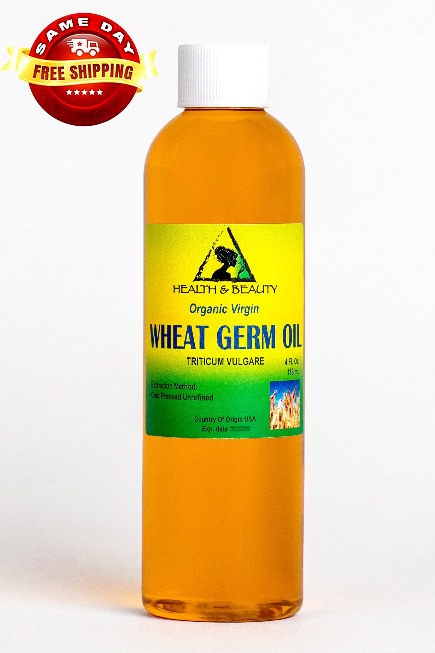 WHEAT GERM OIL UNREFINED ORGANIC CARRIER COLD PRESSED VIRGIN RAW PURE 4 ...
