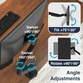 thumbnail image 6 of Desky Single Monitor Arm - Black, 6 of 10