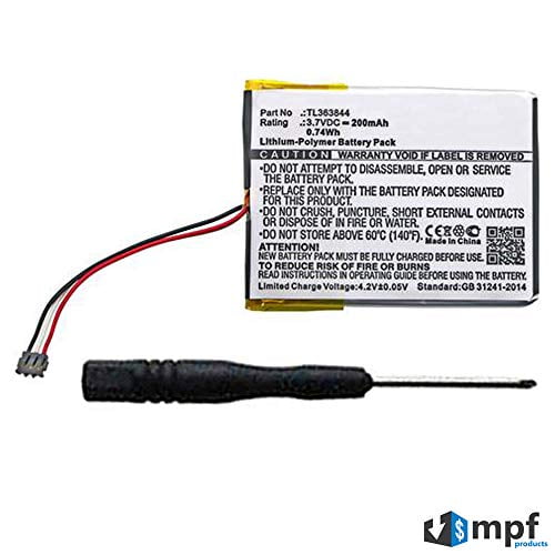 200mAh TL363844 Battery Replacement for Nest Learning Thermostat (Gen 1