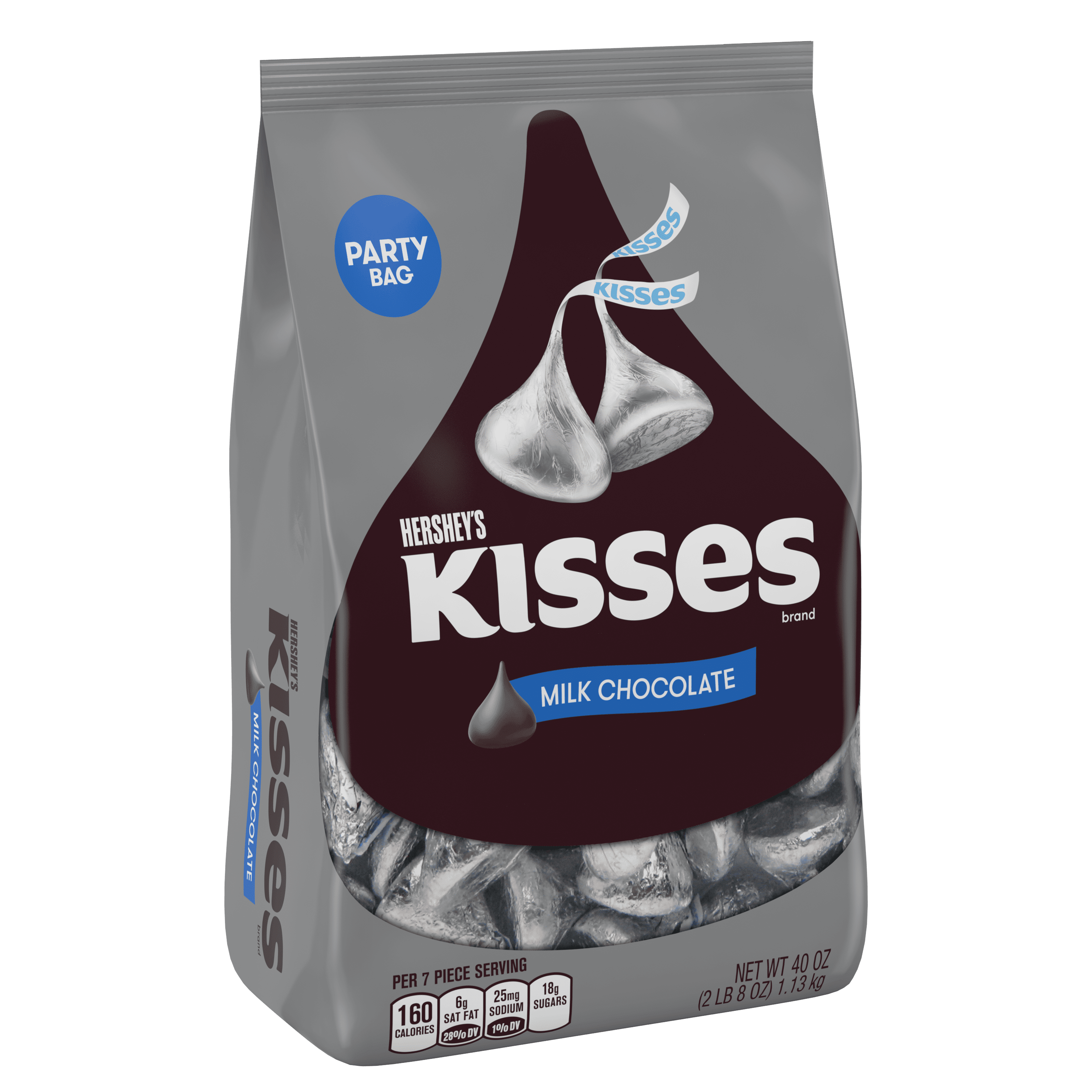 Hershey's Kisses, Milk Chocolate Candy, 40 Oz - Walmart ...