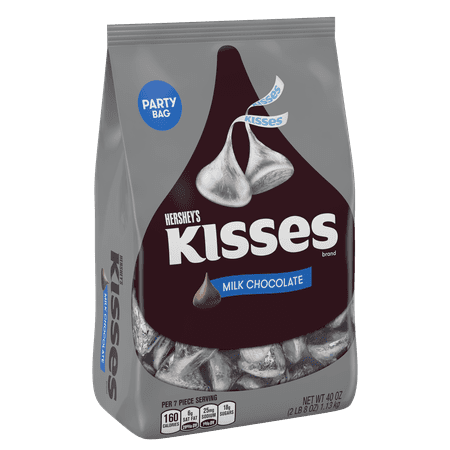 Hershey's Kisses, Milk Chocolate Candy, 40 Oz - Walmart.com