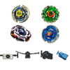 Beyblade 4 Pack Meteo L-Drago BB-88, Storm Pegasus BB-28, Thermal Pisces BB-57, Poison Serpent BB-69 +1 Free Launcher