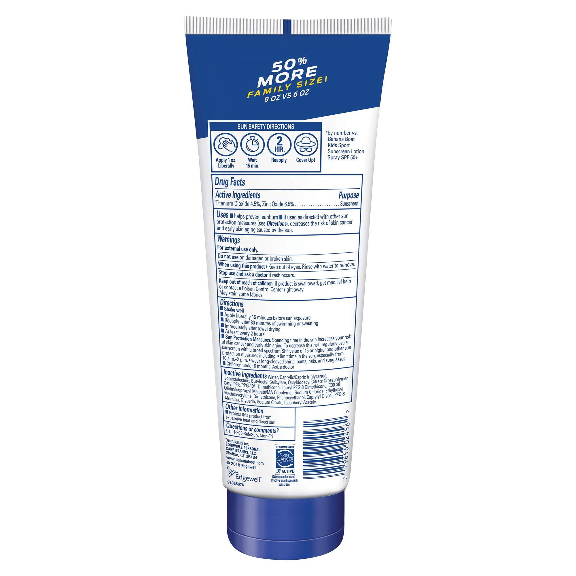 banana boat simply protect spf 50 sunscreen reef safe