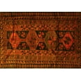 thumbnail image 1 of Ahgly Company Machine Washable Indoor Rectangle Persian Yellow Traditional Area Rugs, 2' x 4', 1 of 4
