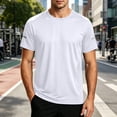 thumbnail image 2 of JTSRKL Quick Dry Mesh Tees for Men Breathable Lightweight Moisture Wicking Stretchy Shirts Summer Gym Running Active Casual Daily Tops, 2 of 7